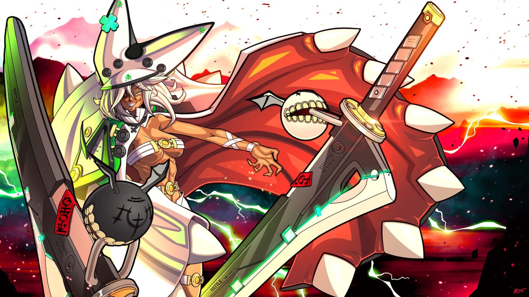 Guilty Gear: Ramlethal Valentine.
